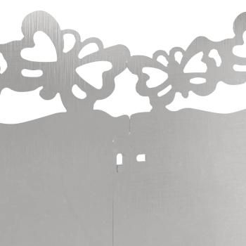 Rasenkanten 10 pcs Silber 103 x 0,05 x 22 cm Edelstahl