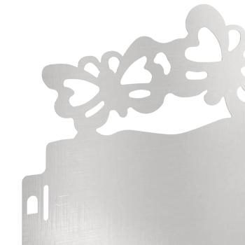 Rasenkanten 30 pcs Silber 103 x 0,05 x 22 cm Edelstahl