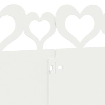 Rasenkanten 30 pcs Weiß 103 x 0,05 x 22 cm Stahl