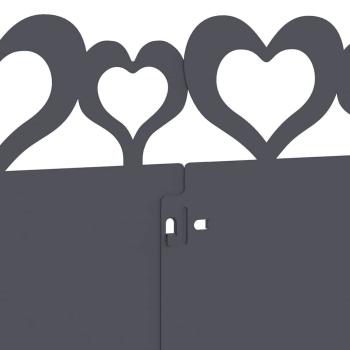 Rasenkanten 20 pcs Anthrazit 103 x 0,05 x 22 cm Stahl