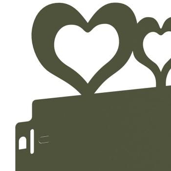 Rasenkanten 30 pcs Olive Grün 103 x 0,05 x 22 cm Stahl