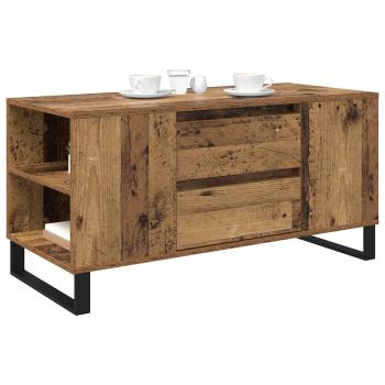 Couchtisch Altholz 102 x 44,5 x 50 cm Holzwerkstoff