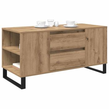 Couchtisch Artisan-Eiche 102 x 44,5 x 50 cm Holzwerkstoff