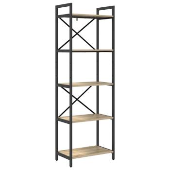 Bücherregal Sonoma-Eiche 56 x 34 x 171 cm Holzwerkstoff