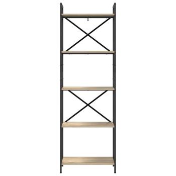 Bücherregal Sonoma-Eiche 56 x 34 x 171 cm Holzwerkstoff