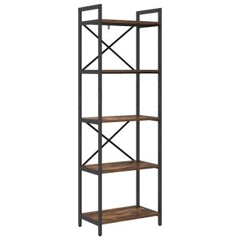 Bücherregal Geräucherte Eiche 56 x 34 x 171 cm Holzwerkstoff