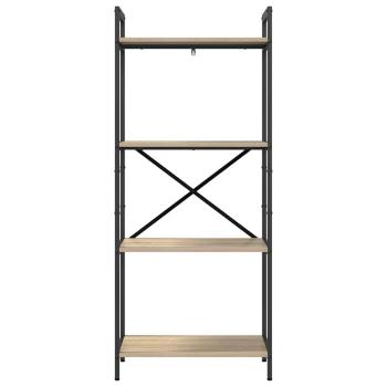 Bücherregal Sonoma-Eiche 56 x 34 x 133,5 cm Holzwerkstoff