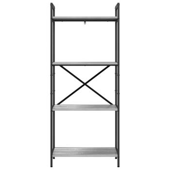 Bücherregal Graues Sonoma 56 x 34 x 133,5 cm Holzwerkstoff