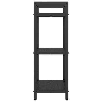 Bücherregal Schwarz Eichen-Optik 56 x 34 x 96 cm Holzwerkstoff