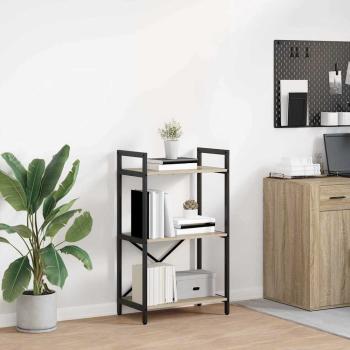 ARDEBO.de - Bücherregal Sonoma-Eiche 56 x 34 x 96 cm Holzwerkstoff