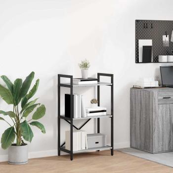 ARDEBO.de - Bücherregal Graues Sonoma 56 x 34 x 96 cm Holzwerkstoff