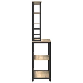 Küchenregal Sonoma-Eiche 80 x 40 x 168 cm Holzwerkstoff