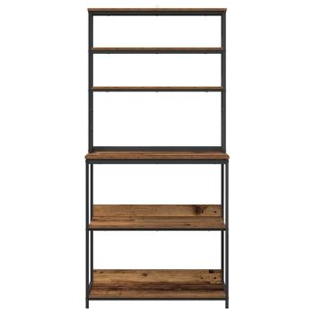 Küchenregal Altholz 80 x 40 x 168 cm Holzwerkstoff