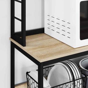 Küchenregal Sonoma-Eiche 100 x 40 x 168 cm Holzwerkstoff