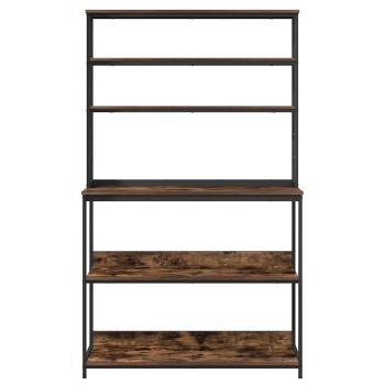 Küchenregal Geräucherte Eiche 100 x 40 x 168 cm Holzwerkstoff