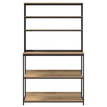 ARDEBO.de - Küchenregal Artisan-Eiche 100 x 40 x 168 cm Holzwerkstoff