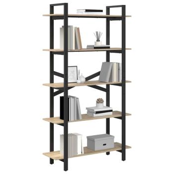Bücherregal Sonoma-Eiche 100 x 33,5 x 178 cm Holzwerkstoff