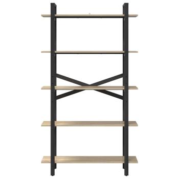 Bücherregal Sonoma-Eiche 100 x 33,5 x 178 cm Holzwerkstoff