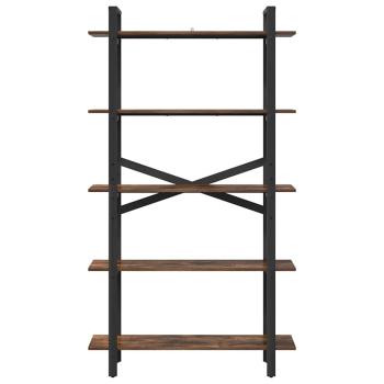 Bücherregal 5 Ebenen 100 x 33,5 x 178 cm Holzwerkstoff