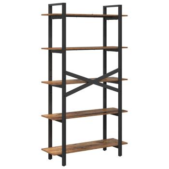 Bücherregal Altholz 100 x 33,5 x 178 cm Holzwerkstoff