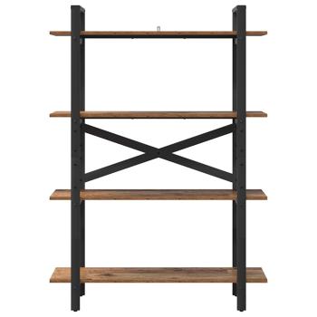 Bücherregal Altholz 100 x 33,5 x 140 cm Holzwerkstoff