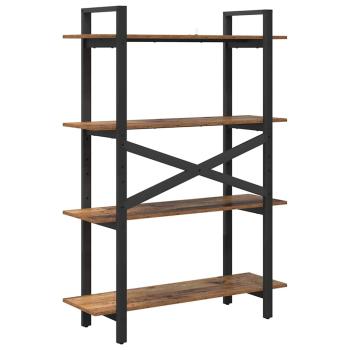 Bücherregal Altholz 100 x 33,5 x 140 cm Holzwerkstoff