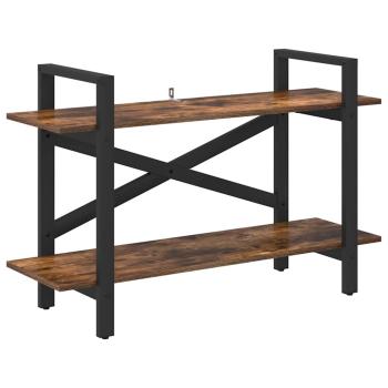 Bücherregal Geräucherte Eiche 100 x 33,5 x 64 cm Holzwerkstoff