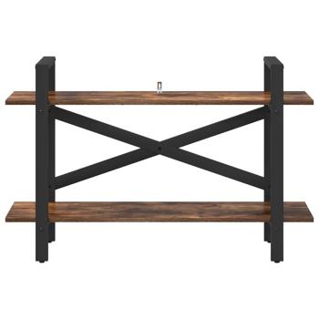 Bücherregal Geräucherte Eiche 100 x 33,5 x 64 cm Holzwerkstoff