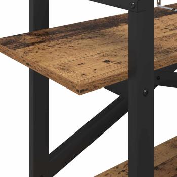 Bücherregal Altholz 100 x 33,5 x 64 cm Holzwerkstoff