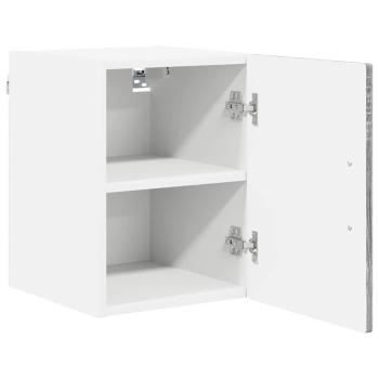 ARDEBO.de - Küchenwandschrank mit Regal 2 pcs Graues Sonoma 30 x 31 x 40 cm