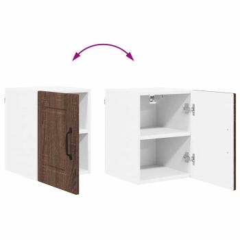 Küchenwandschrank 2 pcs Braun Eichen-Optik 30 x 31 x 40 cm