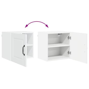Küchenwandschrank mit Tür 2 pcs Hochglanz Weiß 40 x 31 x 40 cm