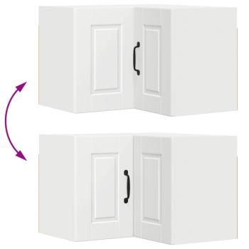 Küchenwandschrank mit Regal Weiß 57 x 57 x 40 cm Holzwerkstoff