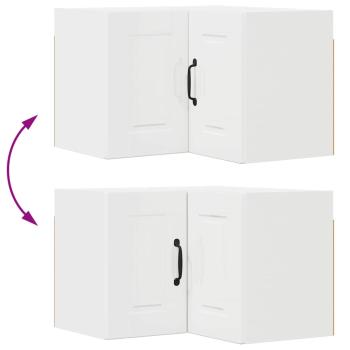 Küchenwandschrank Hochglanz Weiß 57 x 57 x 40 cm Holzwerkstoff