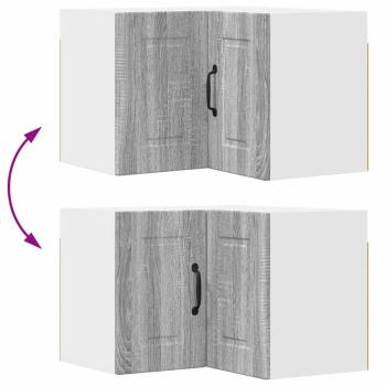 Küchenwandschrank Graues Sonoma 57 x 57 x 40 cm Holzwerkstoff