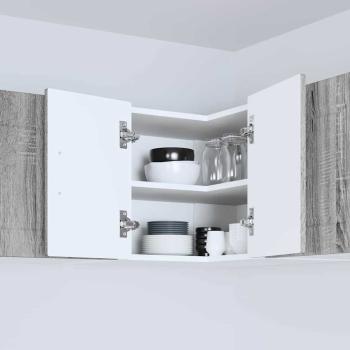 Küchenwandschrank Graues Sonoma 57 x 57 x 40 cm Holzwerkstoff