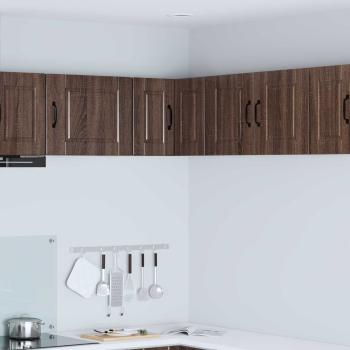 ARDEBO.de - Küchenwandschrank mit Regal Braun Eichen-Optik 57 x 57 x 40 cm