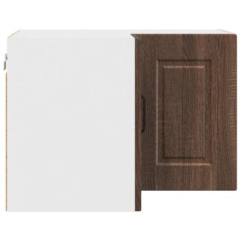 Küchenwandschrank mit Regal Braun Eichen-Optik 57 x 57 x 40 cm