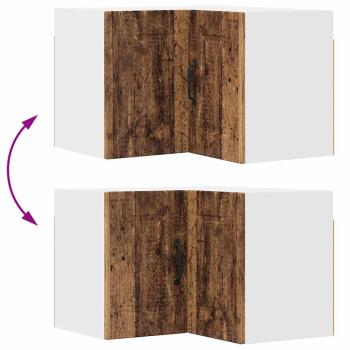 Küchenwandschrank mit Tür Altholz 57 x 57 x 40 cm Holzwerkstoff