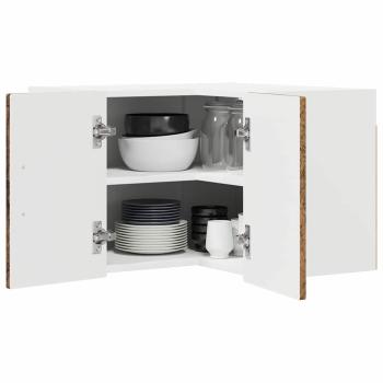 Küchenwandschrank mit Tür Altholz 57 x 57 x 40 cm Holzwerkstoff