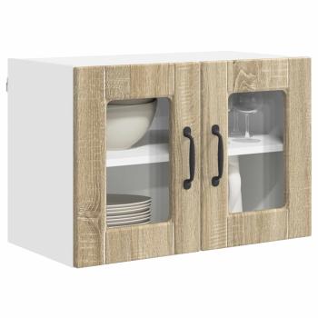 ARDEBO.de - Küchenwandschrank mit Regal 2 pcs Sonoma-Eiche 60 x 31 x 40 cm