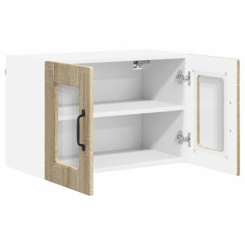 Küchenwandschrank mit Regal 2 pcs Sonoma-Eiche 60 x 31 x 40 cm