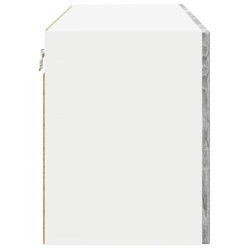 Küchenwandschrank mit Regal 2 pcs Graues Sonoma 60 x 31 x 40 cm