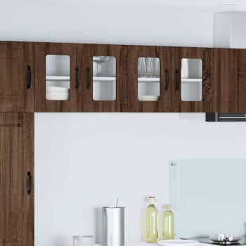 ARDEBO.de - Küchenwandschrank mit Regal Braun Eichen-Optik 60 x 31 x 40 cm