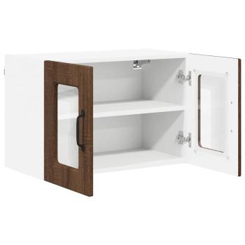Küchenwandschrank 2 pcs Braun Eichen-Optik 60 x 31 x 40 cm
