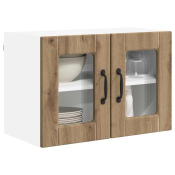 Küchenwandschrank mit Regal 2 pcs Artisan-Eiche 60 x 31 x 40 cm