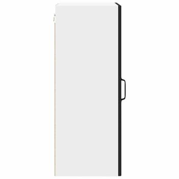 ARDEBO.de - Küchenwandschrank 2 pcs Schwarz 40 x 31 x 80 cm Holzwerkstoff