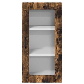 Küchenwandschrank mit Regal Geräucherte Eiche 40 x 31 x 80 cm