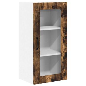 Küchenwandschrank 2 pcs Geräucherte Eiche 40 x 31 x 80 cm