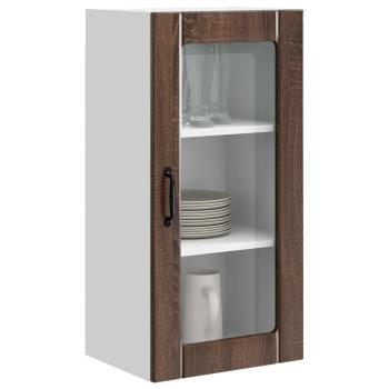 ARDEBO.de - Küchenwandschrank 2 pcs Braun Eichen-Optik 40 x 31 x 80 cm